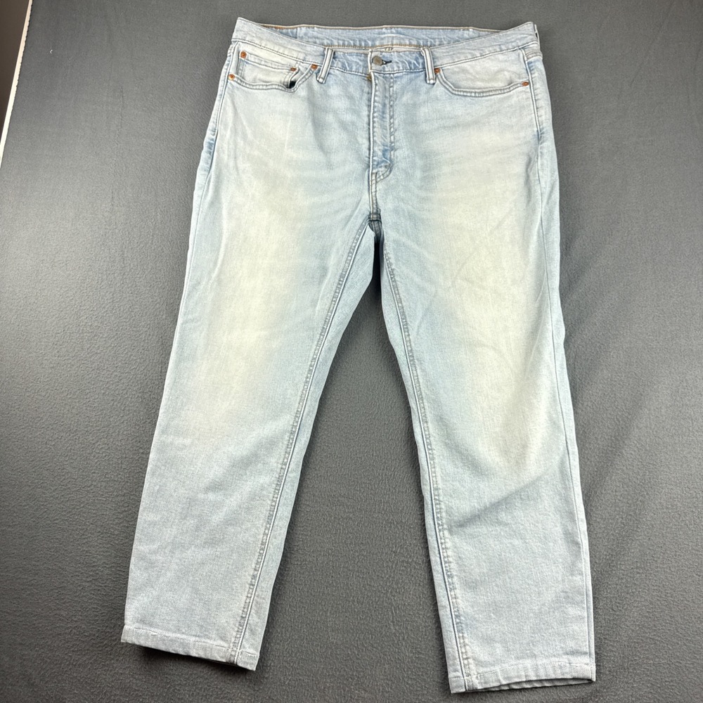 Levis 541 Jeans Mens 38x30 (Fits 38x26) Blue Athletic Tapered Light Wash Stretch